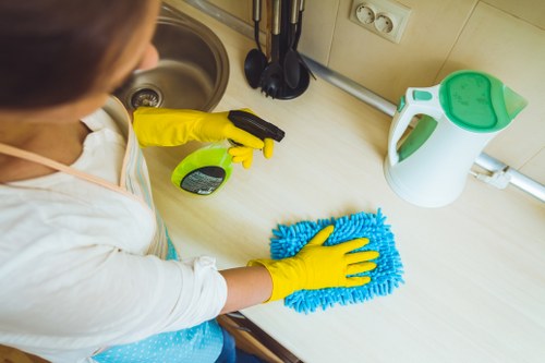 Manager assessing workplace compliance and risk controls