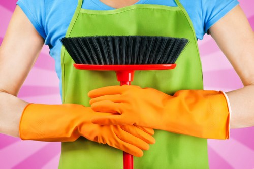 Technician handling a service issue or remedial inspection