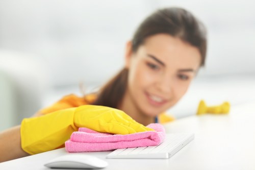Carpet cleaning service in a Fulham property